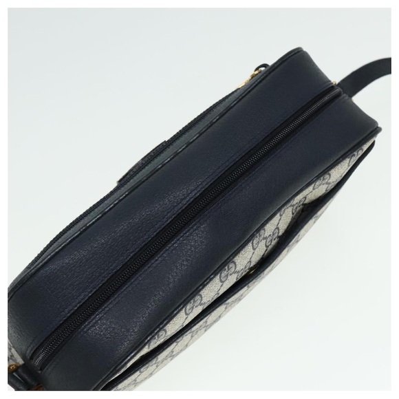 Gucci Ophidia vintage Monogram blue and beige leather bag. Luxury vintage Gucci - Picture 4 of 16